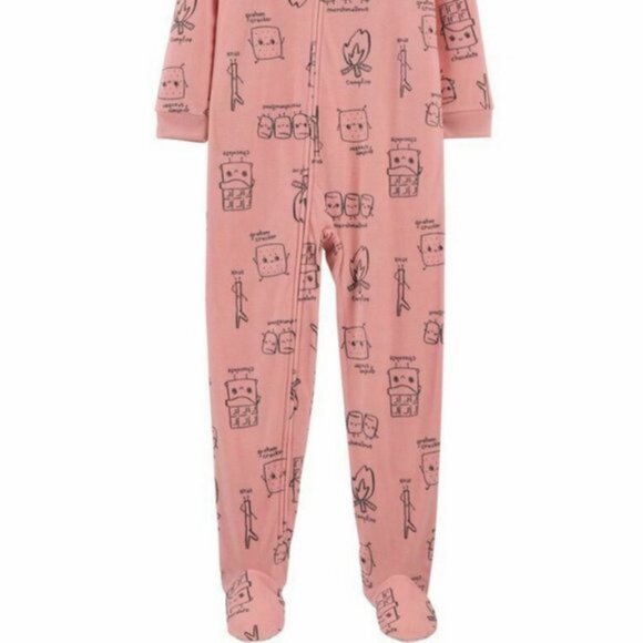 Carter's 2 Pack Footed Fleece Sleeper - Cupcakes & Hot Chocolate - Picture 2 of 2